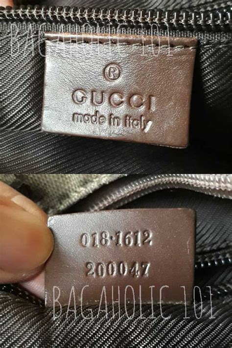 authentic gucci bag serial number|how to authenticate vintage gucci.